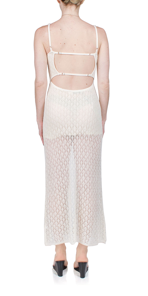 Breeze Backless Knit Maxi Dress