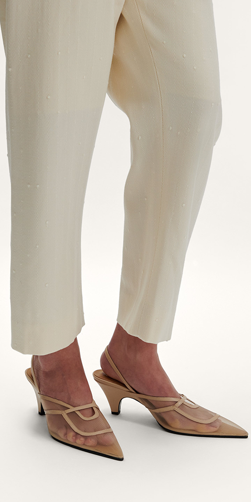 Gib Slingbacks Beige