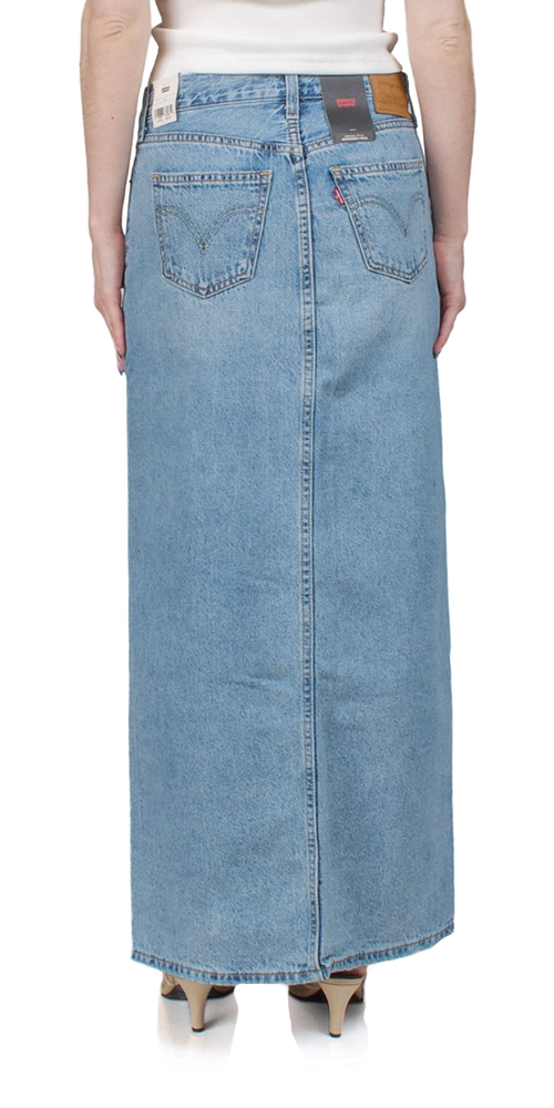 Fashion levis midi skirt