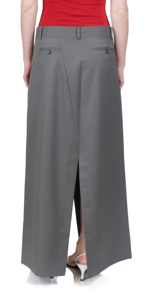 Deconstructed Waist Maxi Skirt