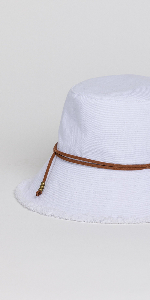 Fringed Bucket Hat