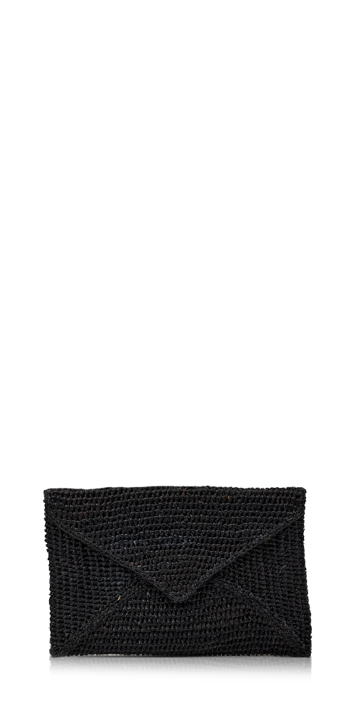 Emmie Envelope Woven Clutch
