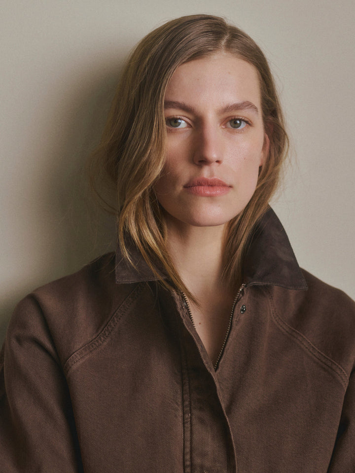Field Denim Jacket Brownstone