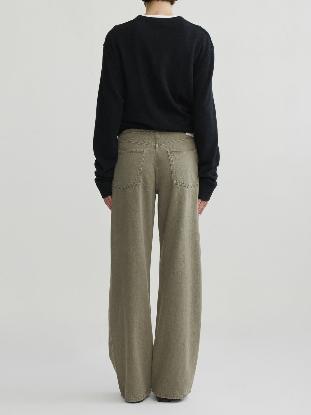 Sienna Low-Slung Drawstring Wide Leg 31" Jeans Clover Aura