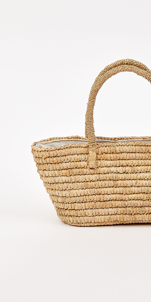 Anora Mini Woven Raffia Bag