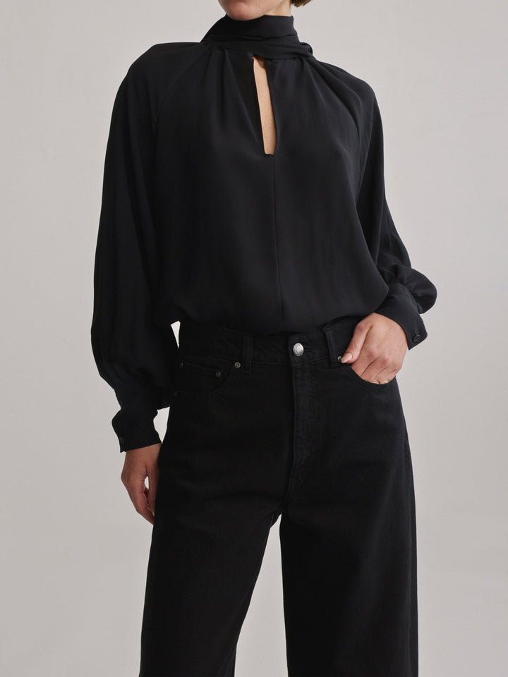 Sylvia Blouse Black