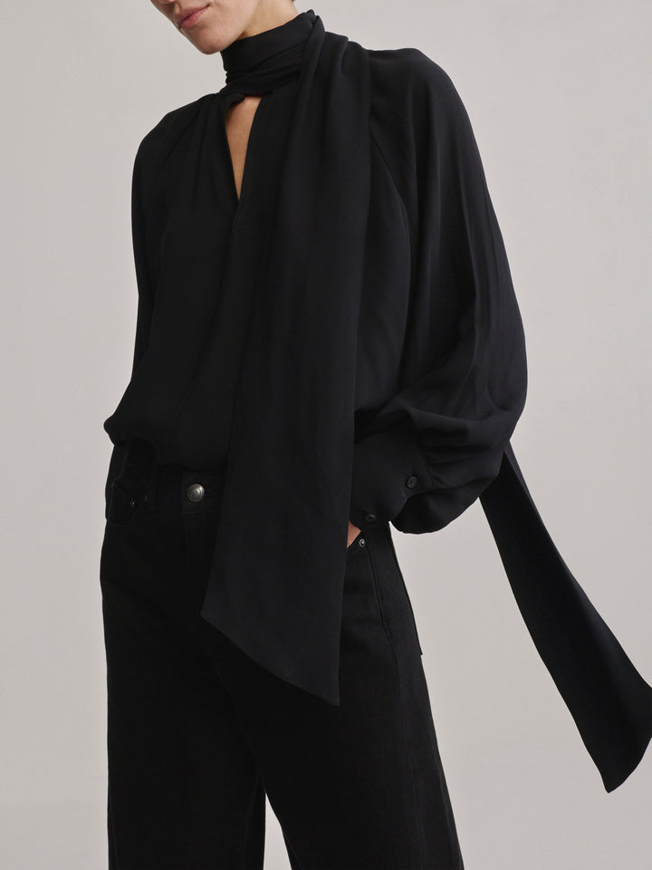 Sylvia Blouse Black