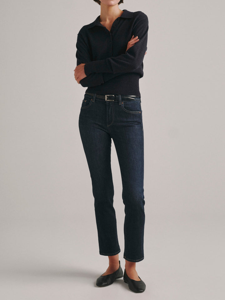 November Knit Polo Navy