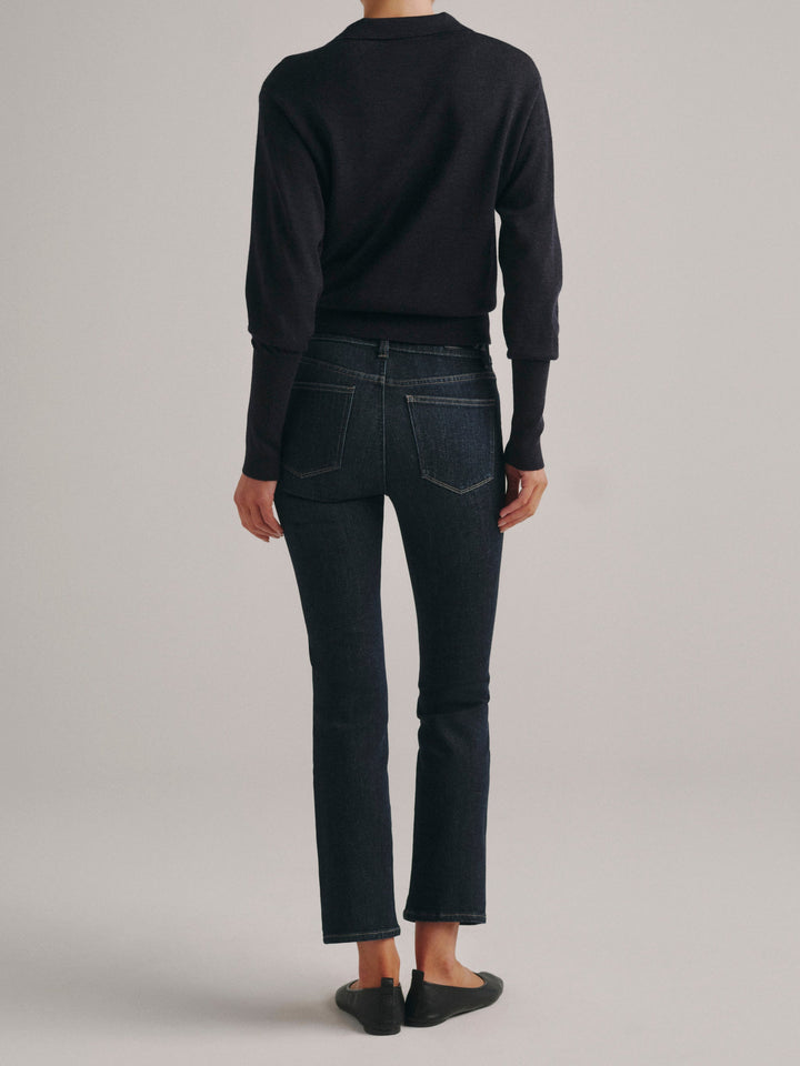 November Knit Polo Navy