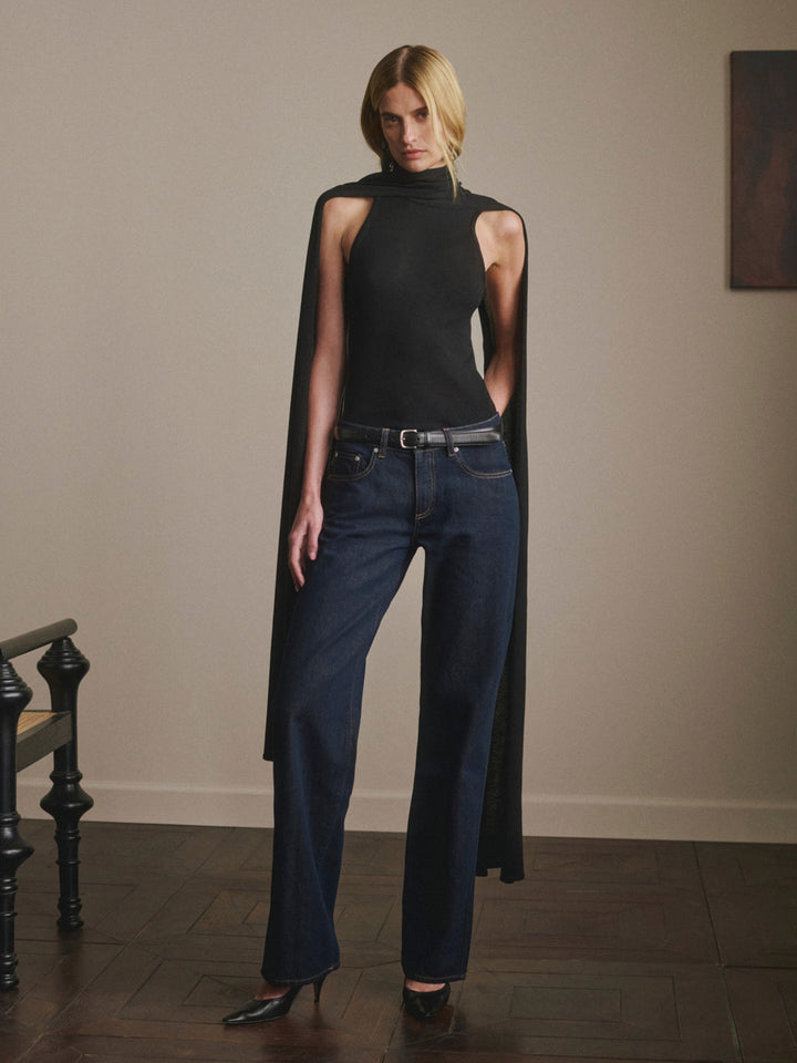 Drue Straight Low-Rise 32" Jeans Harvest Moon