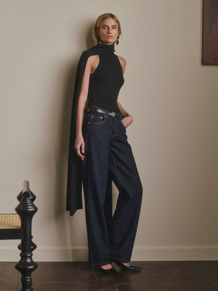 Drue Straight Low-Rise 32" Jeans Harvest Moon