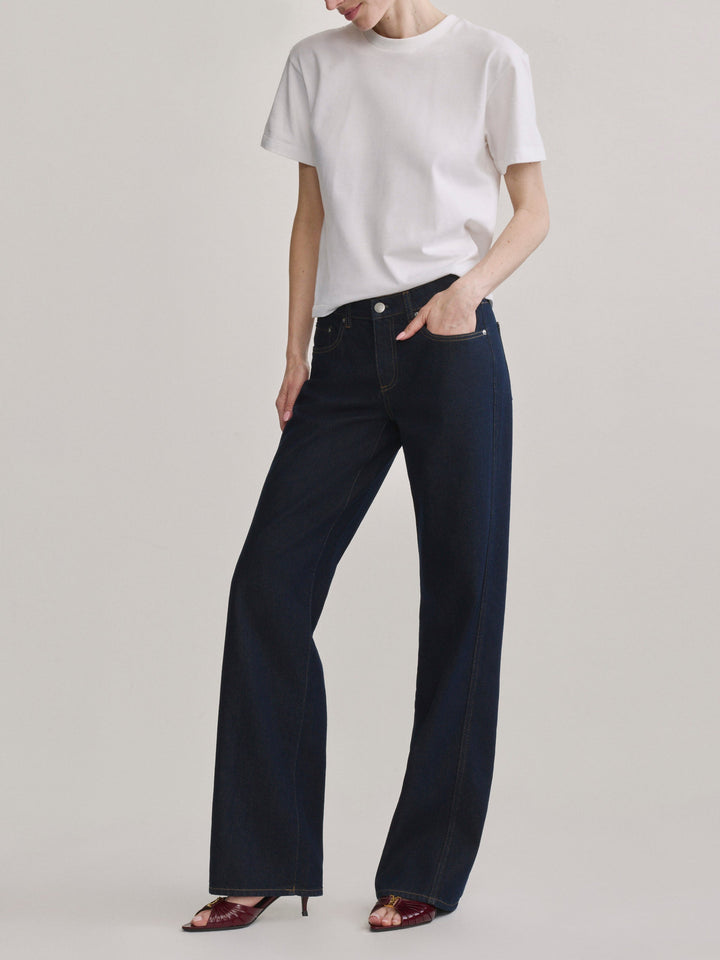 Drue Straight Low-Rise 32" Jeans Harvest Moon