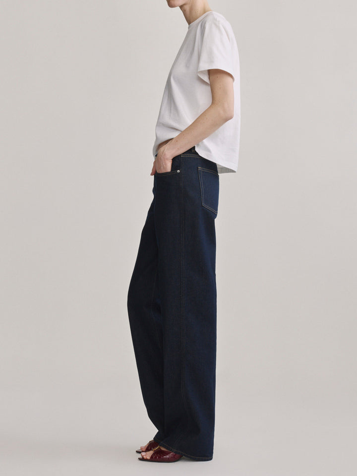 Drue Straight Low-Rise 32" Jeans Harvest Moon