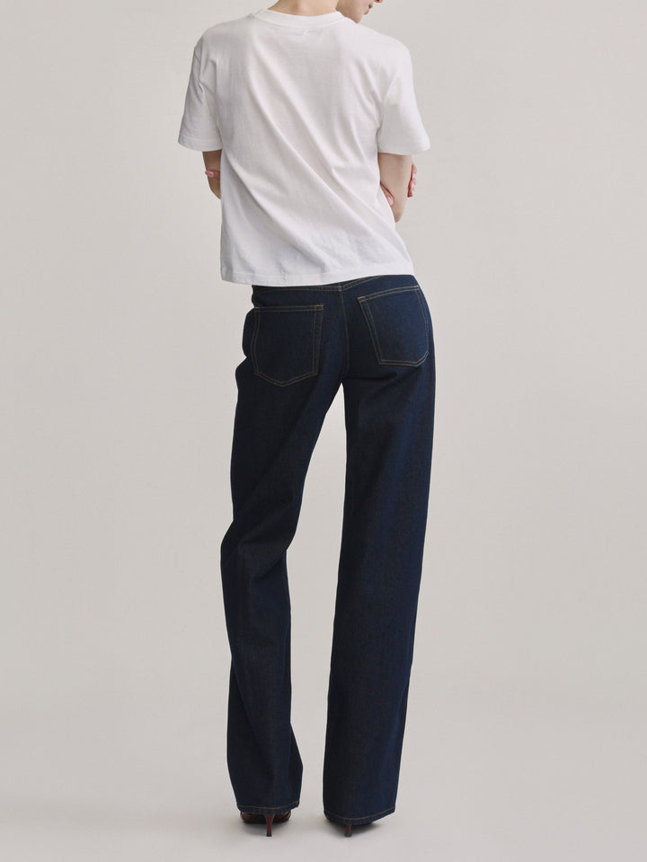 Drue Straight Low-Rise 32" Jeans Harvest Moon