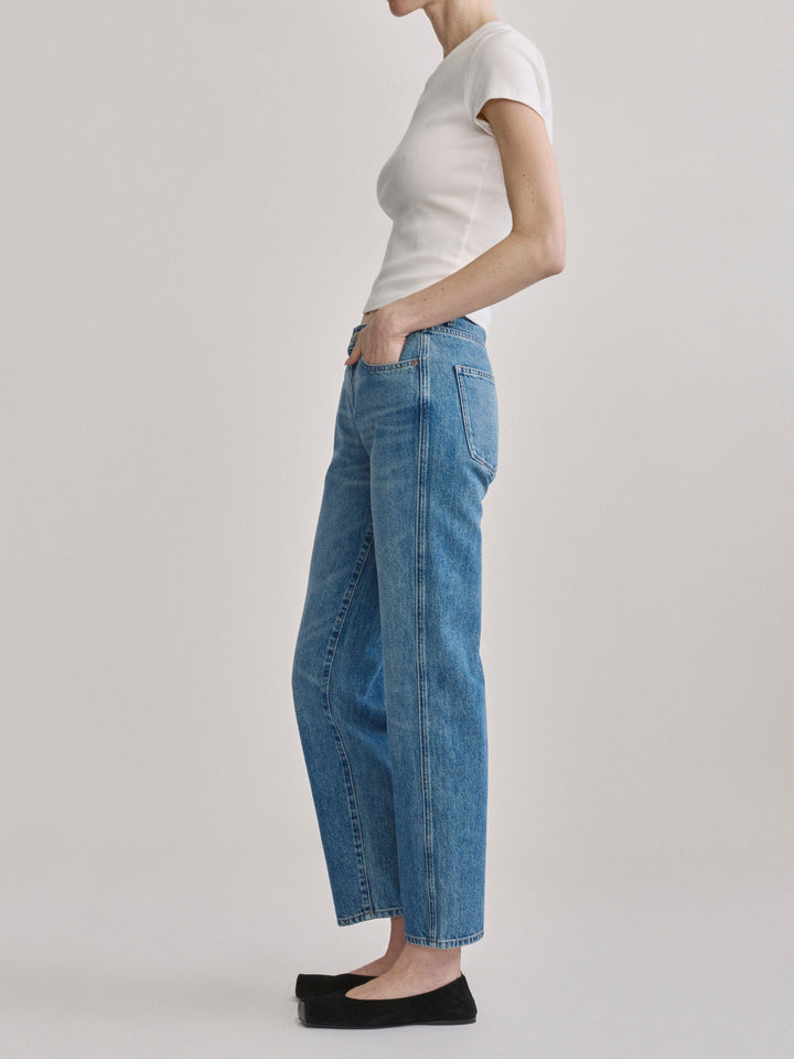 Dakota Slim Straight Low-Rise Jeans Endless Sea