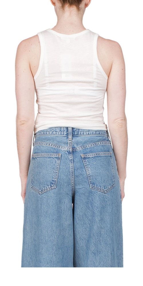 Fitted Tank Ivory
