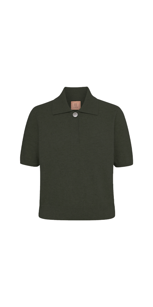 Dakota Cashmere Shirt Dark Olive
