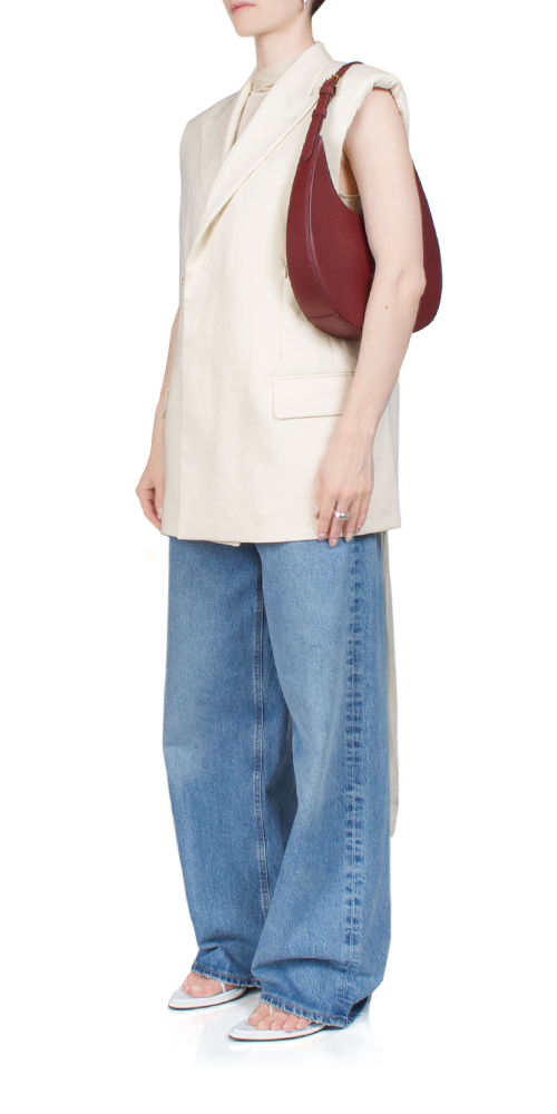 Sleeveless Car Blazer Summer Sand