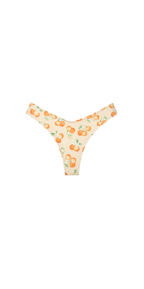 Cherry Sherbet Lulu (Zig-Zag Stitch) Bikini Bottom