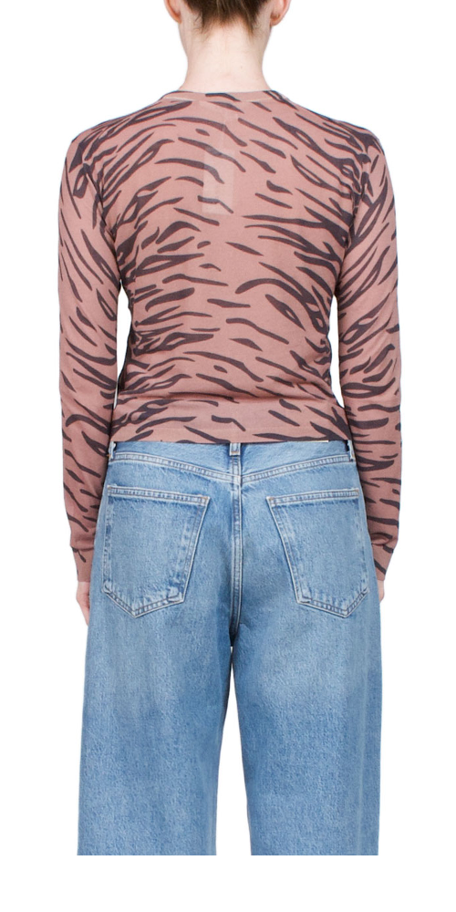 Crew Cardigan Tiger