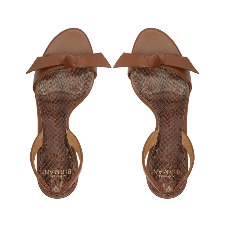 Clarita Sling Bell Sandals 85 Espresso