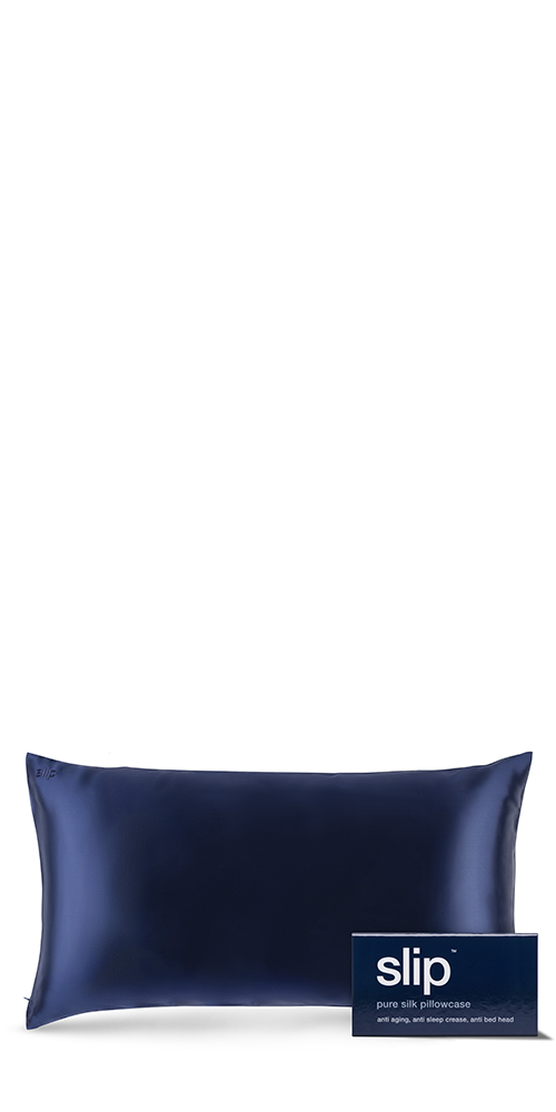 Navy King Zippered Pillowcase