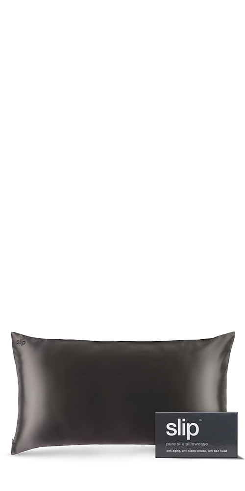 Charcoal King Zippered Pillowcase