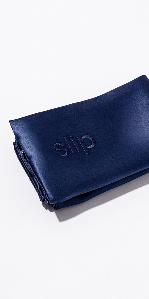 Navy Queen Zippered Pillowcase