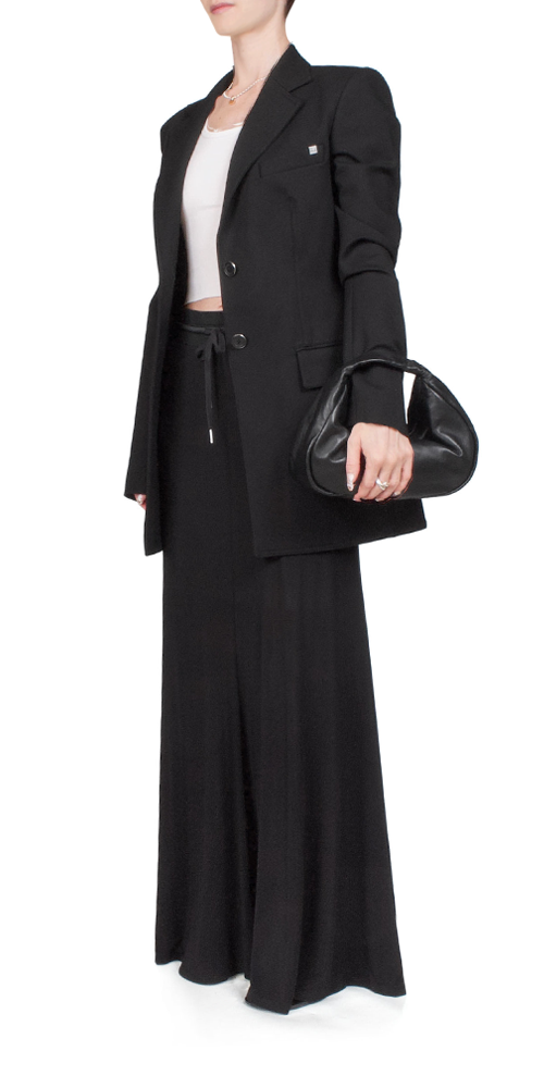 Waisted Ponte Blazer Black