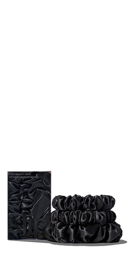 Back to Basics Black Midi/Large Scrunchie Set