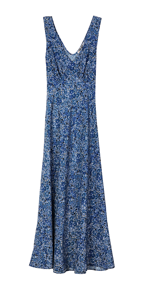 Reine Satin Maxi Dress Daisy