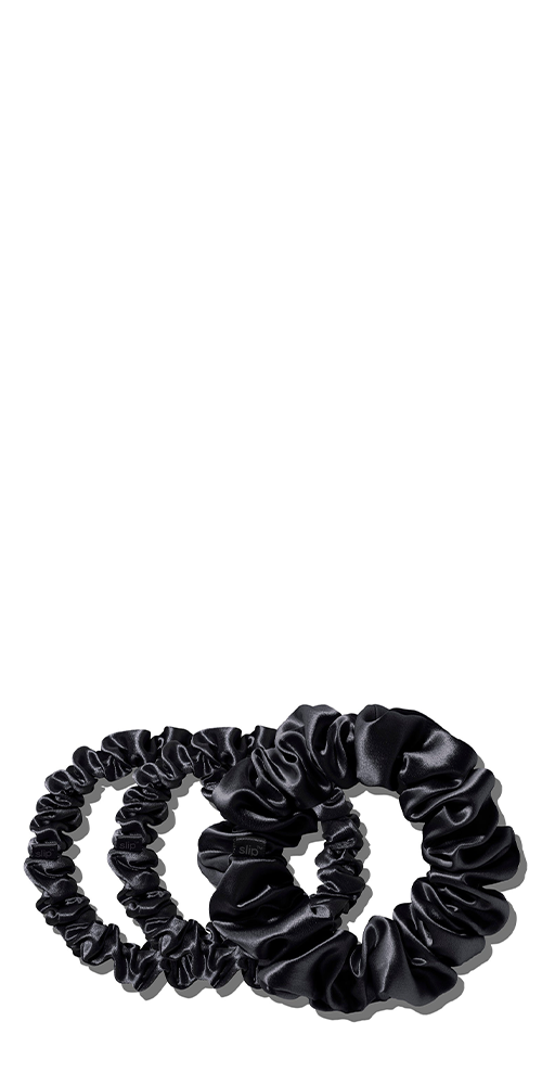 Back to Basics Black Midi/Large Scrunchie Set