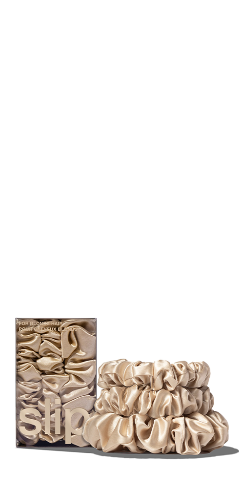 Back to Basics Blonde Midi/Large Scrunchie Set