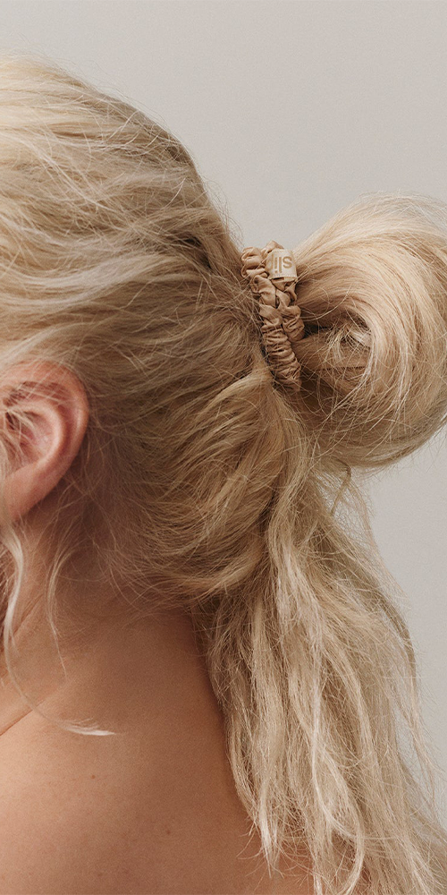 Back to Basics Blonde Skinny Scrunchies