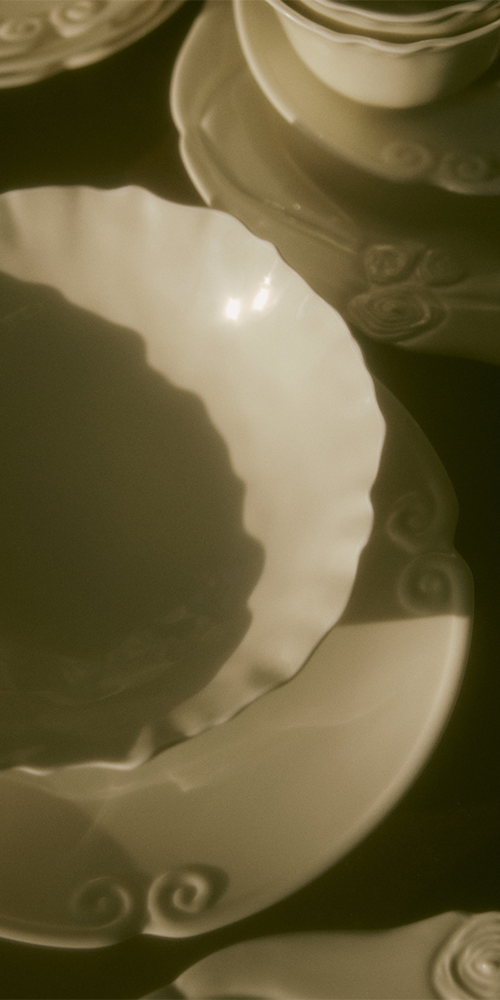 Spiral Salad Plate