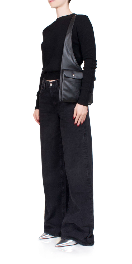 Clara Low Rise Baggy Jeans Mascara