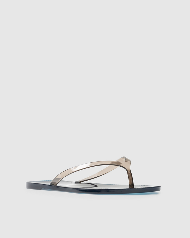 Crystal Flip Flop Sandal Navy/Black