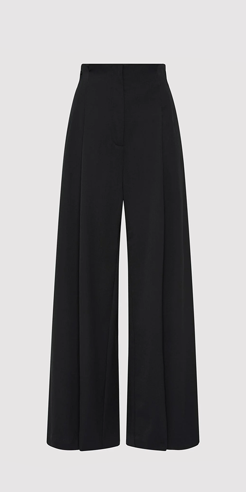 Paperbag Trousers Black