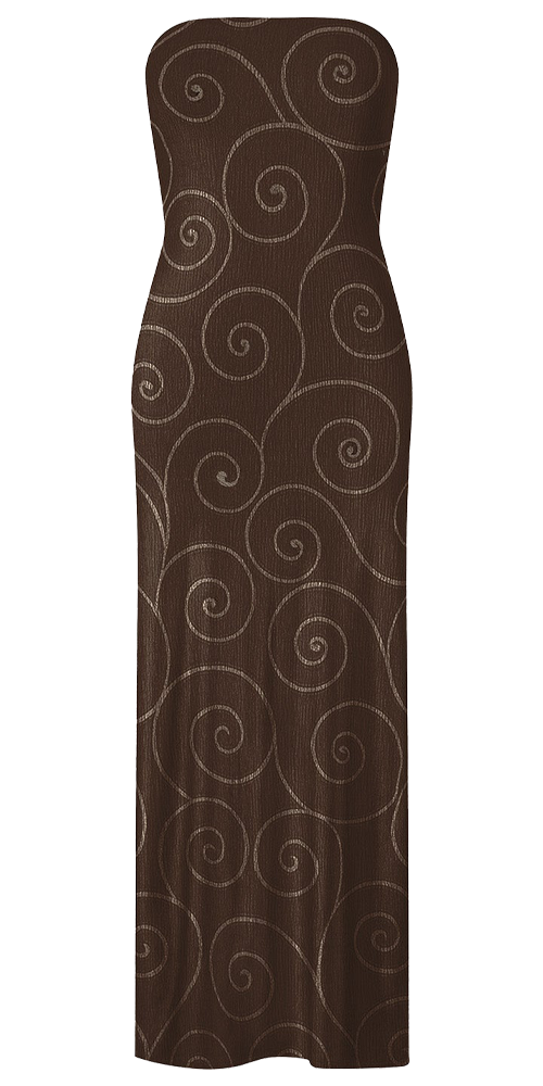 Strapless Dress in Nautilus