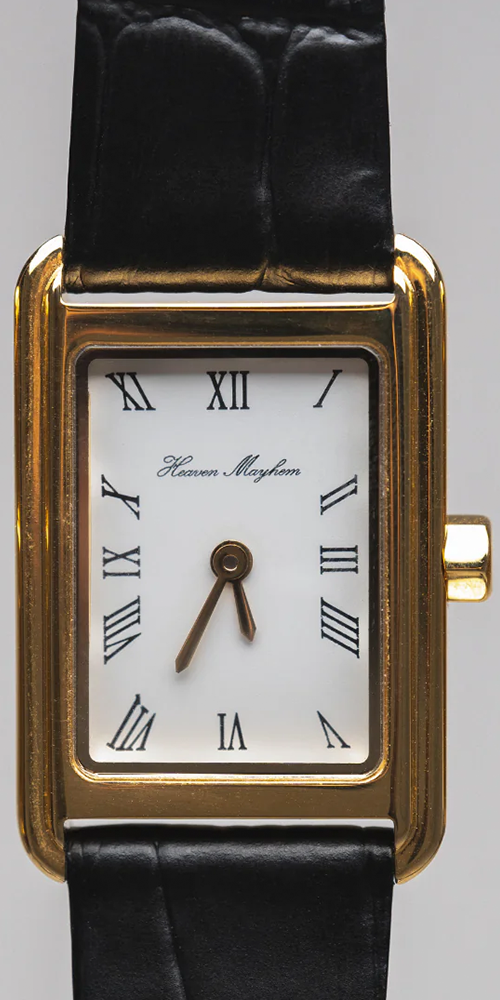 Heaven Mayhem Gold Watch HEAVEN MAYHEM THE ICON WATCH GOLD – DISSH main image 2