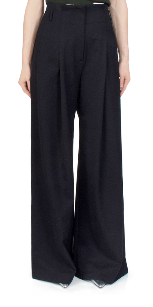 Paperbag Trousers Black