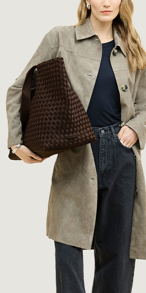 Como Large Tote Chocolate