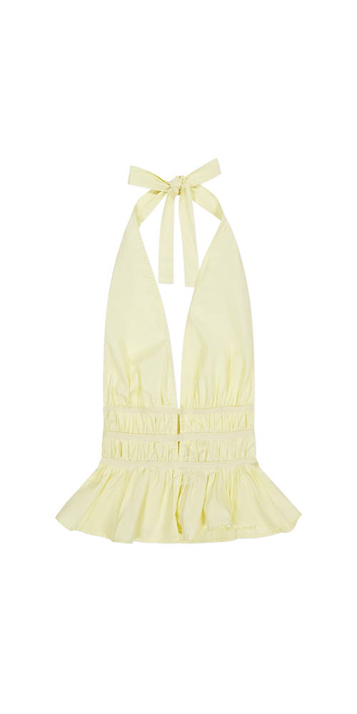 The Violet Top Butter Yellow