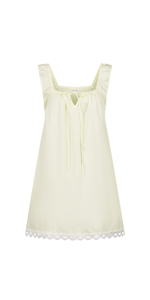 The Lucy Mini Dress in Butter