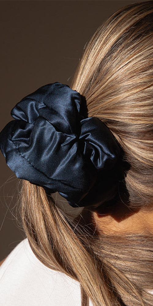 Pillow Scrunchie Midnight Blue