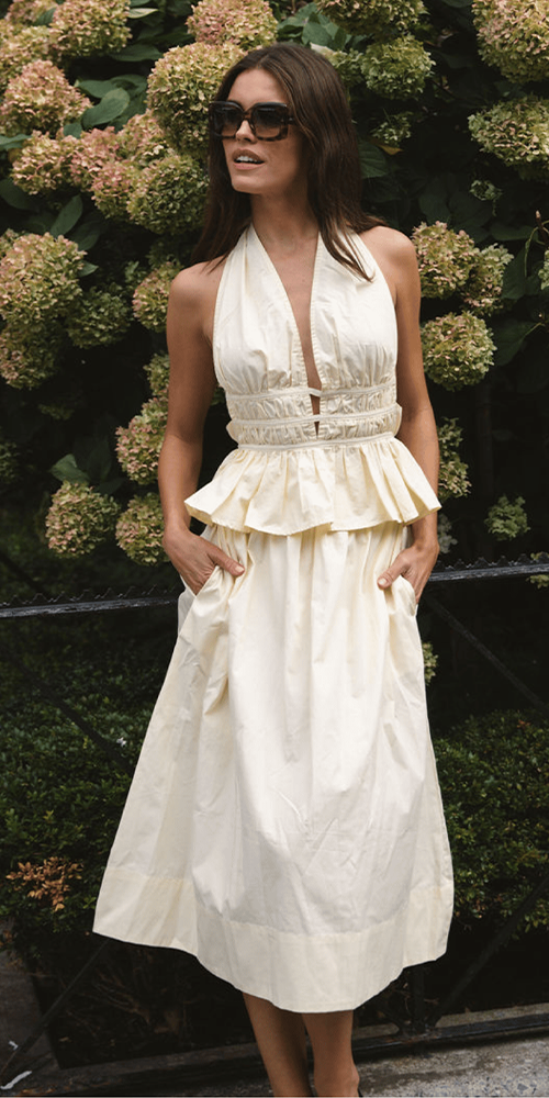 The Liv Skirt Butter Yellow