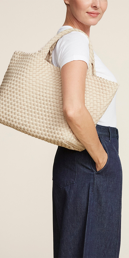 St. Barths Medium Tote Ecru