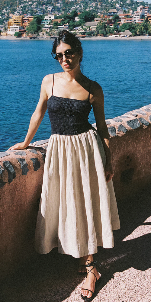 Mael Dress Oatmeal Linen