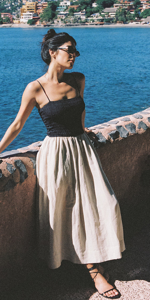 Mael Dress Oatmeal Linen