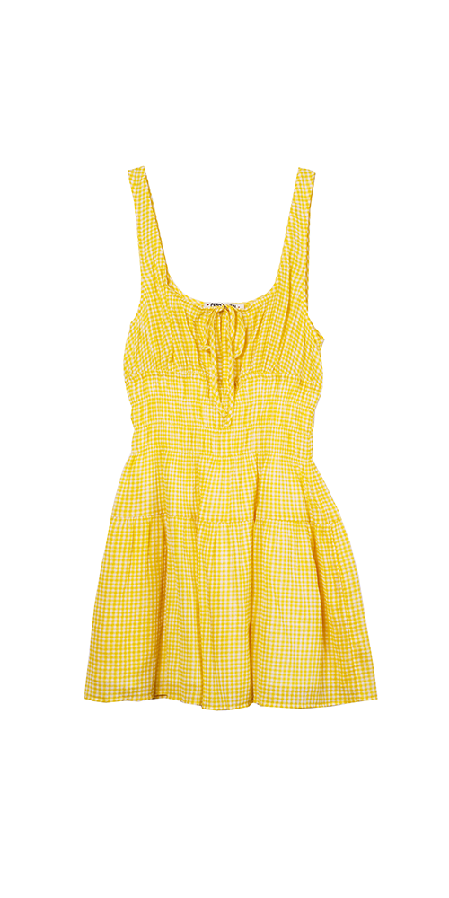 Gianluca Dress Sun Gingham